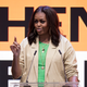 Former first lady Michelle Obama speaks at the Culture of Democracy Summit in Los Angeles, Monday, June 13, 2022.